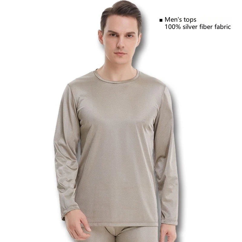 EMF Protection Silver Fiber Long Sleeve Top - Image 10