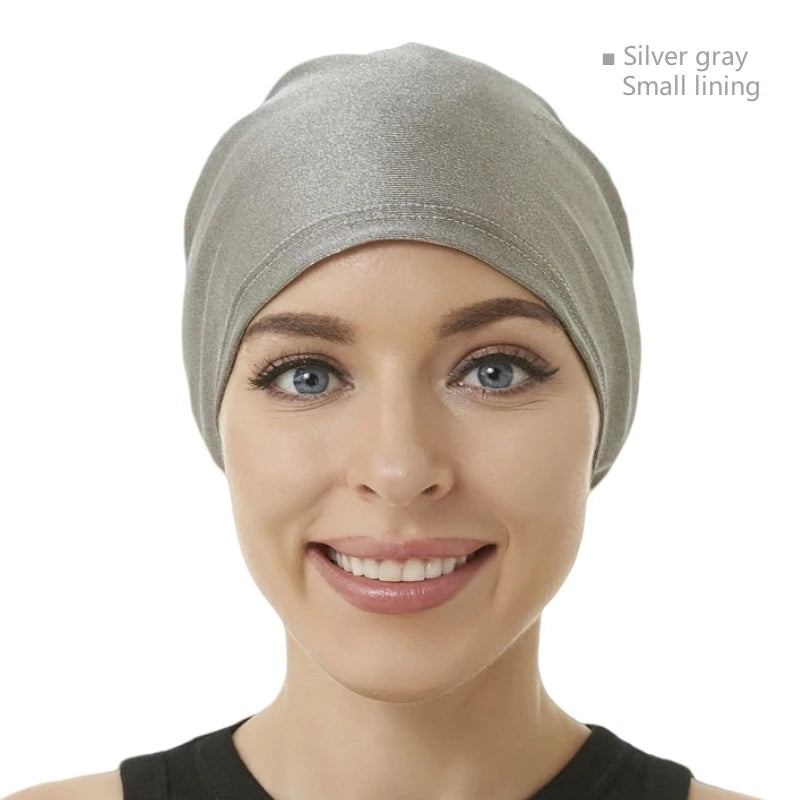 EMF Protection Silver Fiber Sleep Cap - Image 8