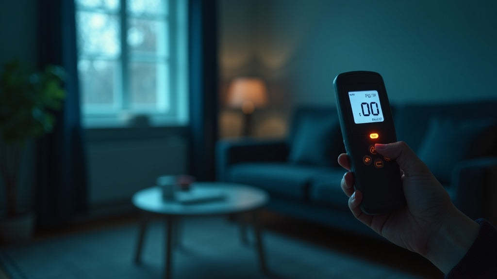 Measuring EMF at home with a handheld EMF meter near a router