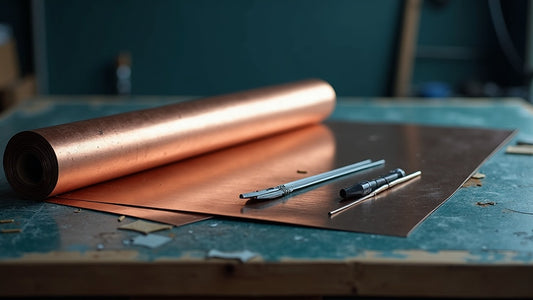 Materials and tools for building a Faraday shield on a workbench