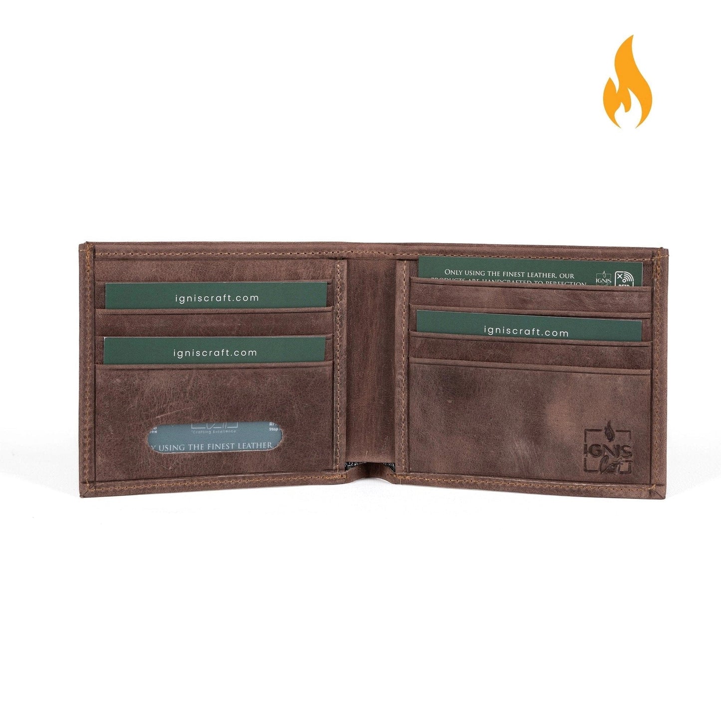 Ignis Craft Bifold Leather Wallet | Soloist Dusk