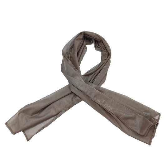 Faraday Scarf | Silver Fiber | 33.5” x 57”