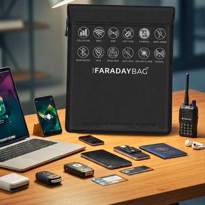 Faraday Bag 4-Pack | Fireproof, Signal Blocking & Waterproof