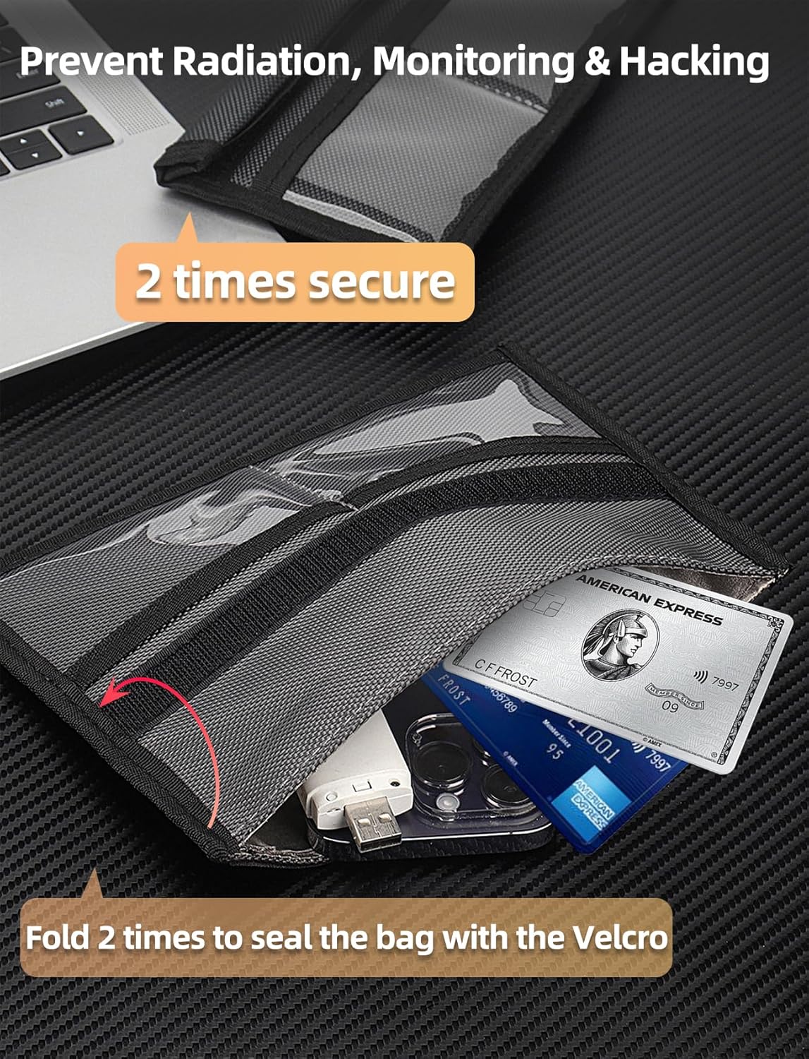 Faraday Bag for Car Keys & Phones