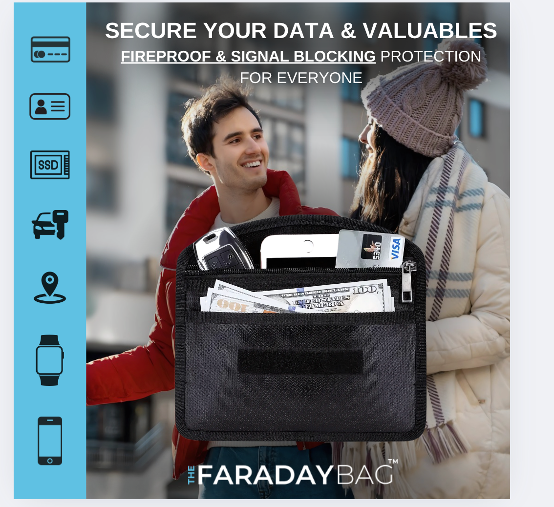 Faraday Bag for Phone | Fireproof & Waterproof 