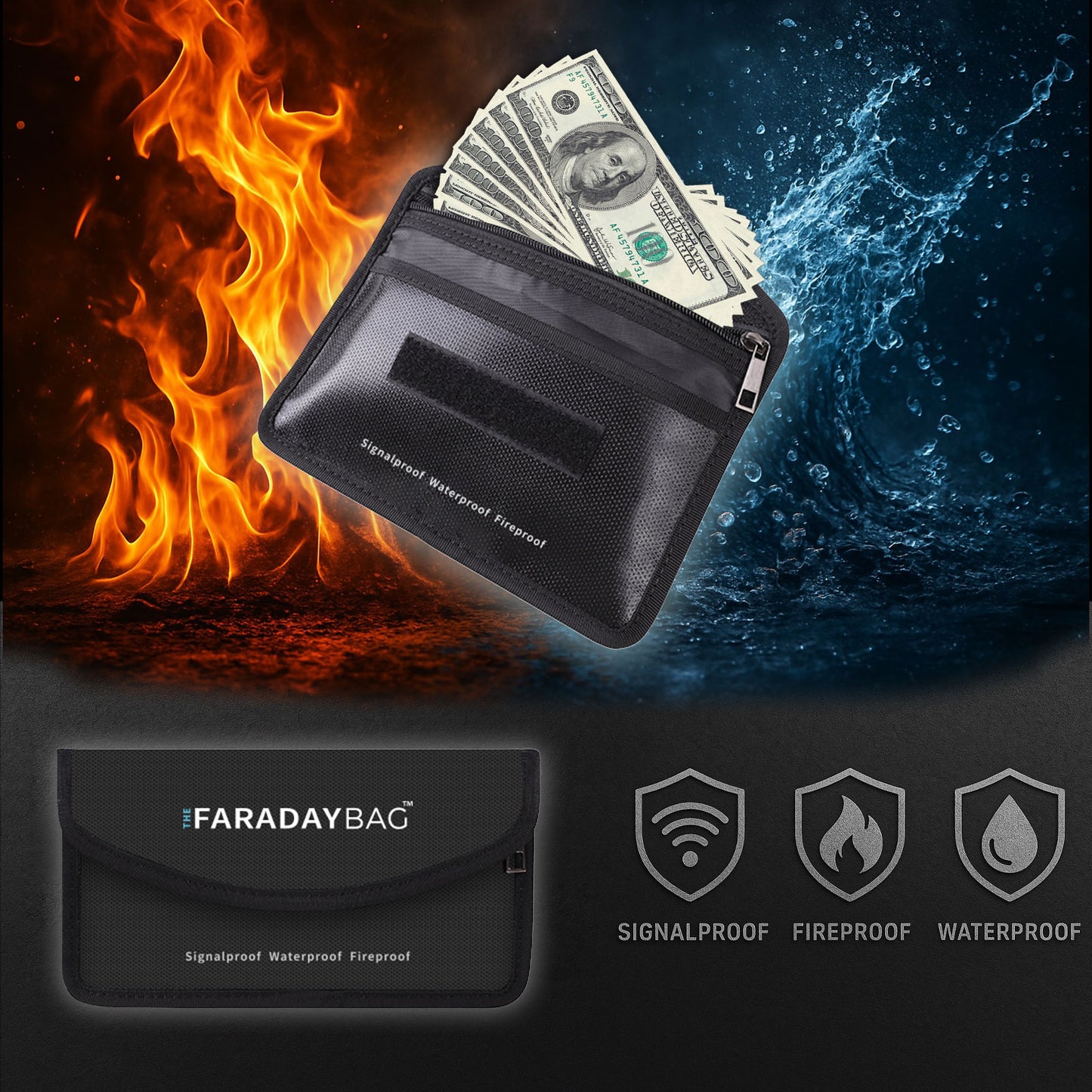 Faraday Bag for Phone | Fireproof & Waterproof 