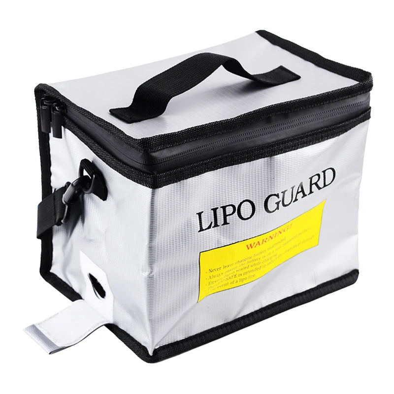 Lipo Battery Fireproof Bag (215x145x165mm) – Explosion & Heat Resistant