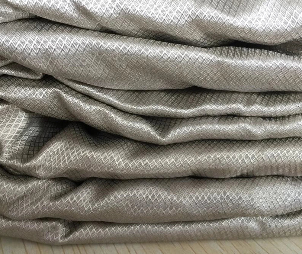 Pure Silver Fiber EMF Shielding Fabric (59” Width) | RF/EMI Blocking Material