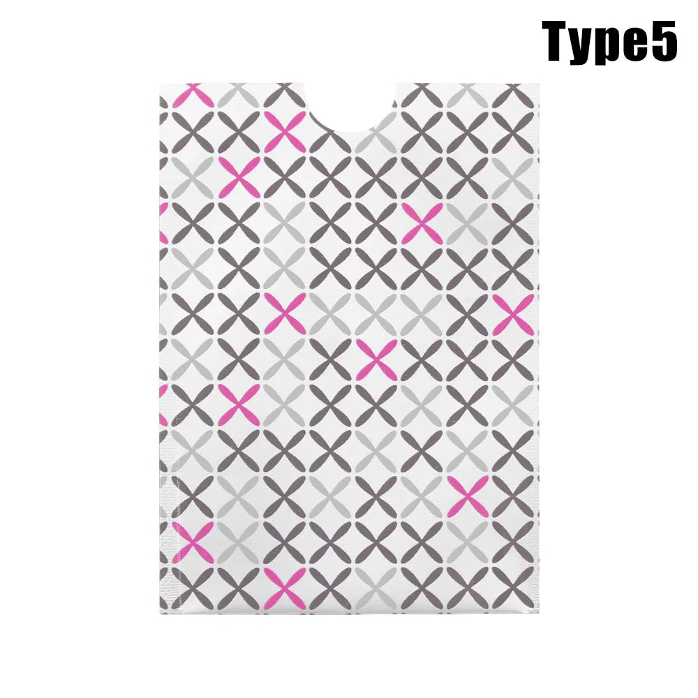 Patterned RFID blocking card sleeve with a contactless card — image 6