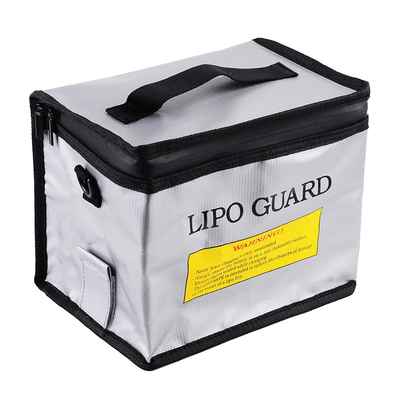 Lipo Battery Fireproof Bag (215x145x165mm) – Explosion & Heat Resistant