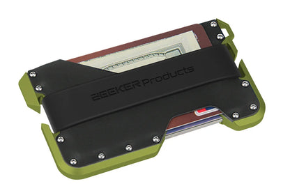 ZEEKER aluminium and leather RFID blocking card holder — view 14