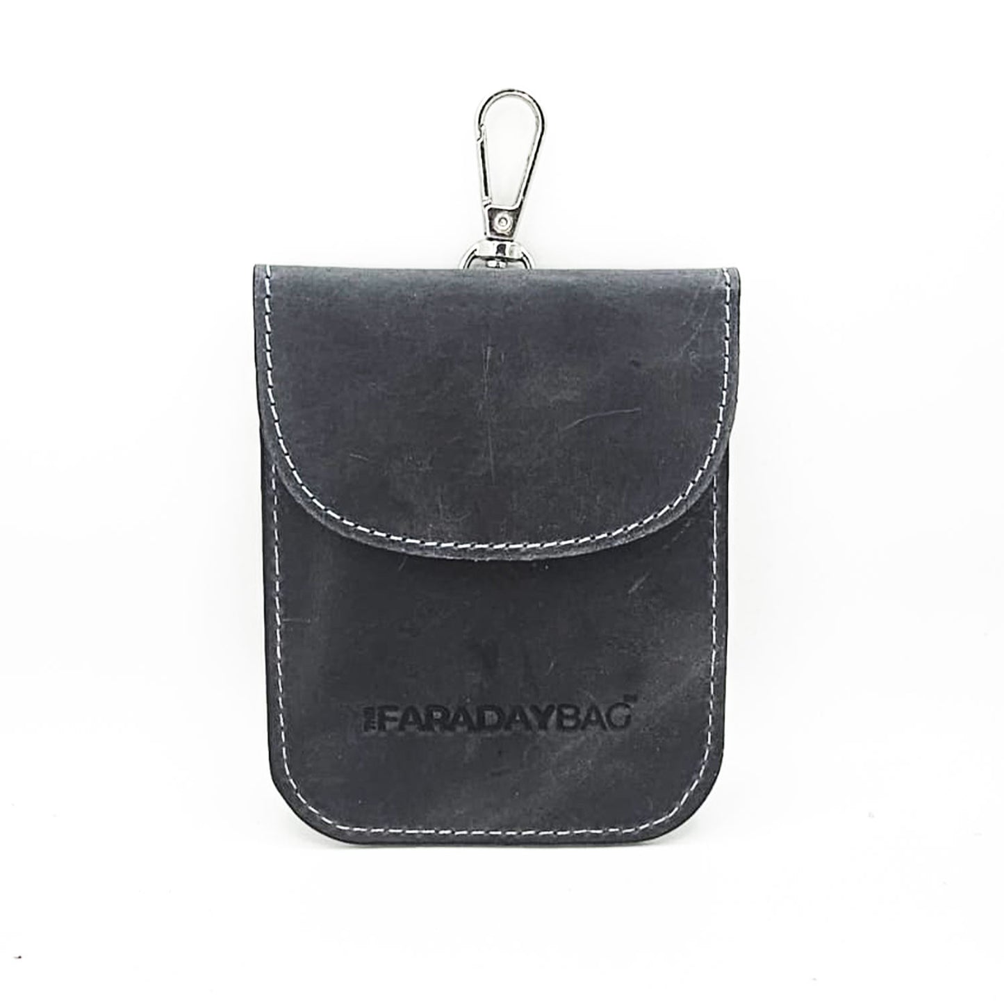 Leather Faraday Bag Key Fob - 2 Pack 