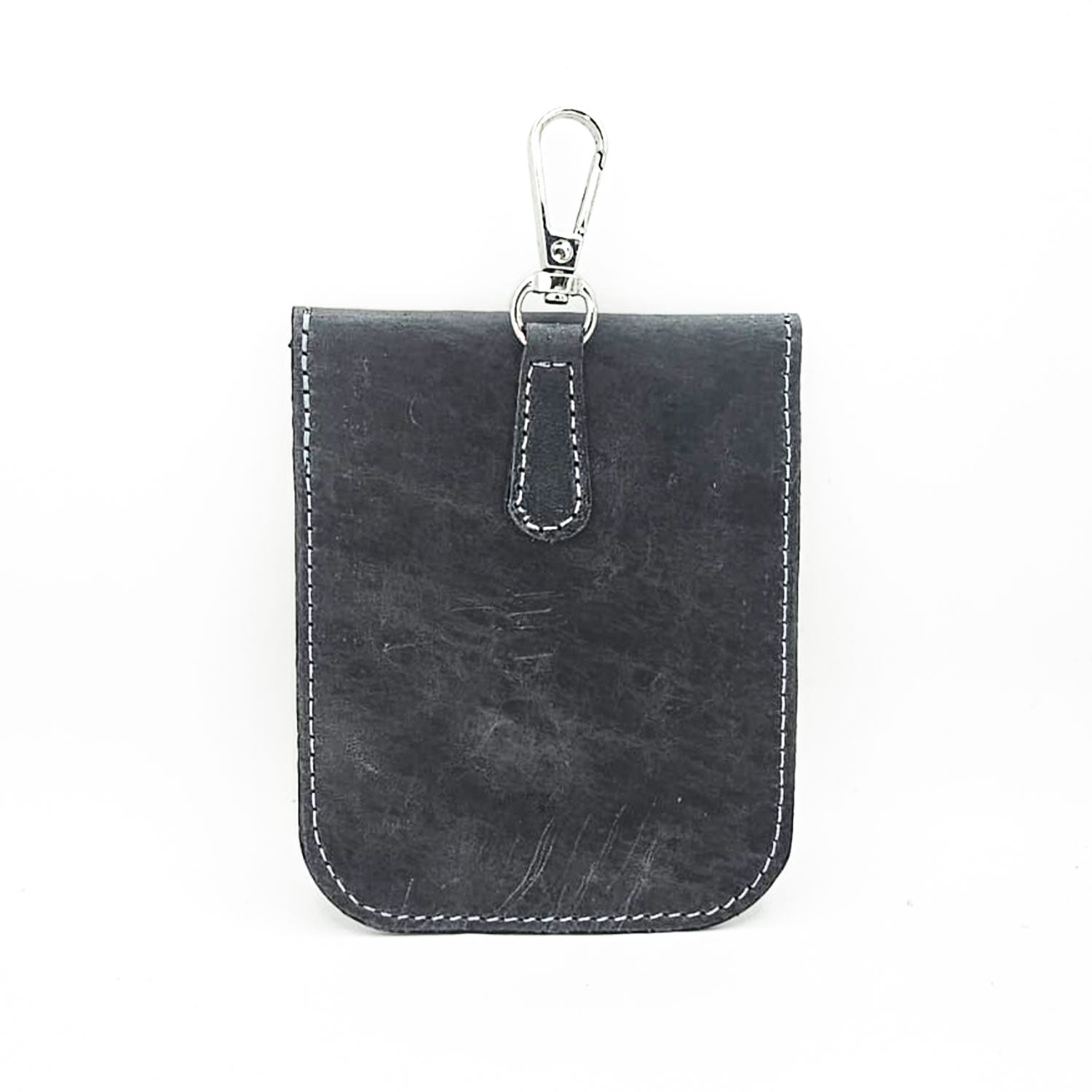 Leather Faraday Bag Key Fob - 2 Pack 