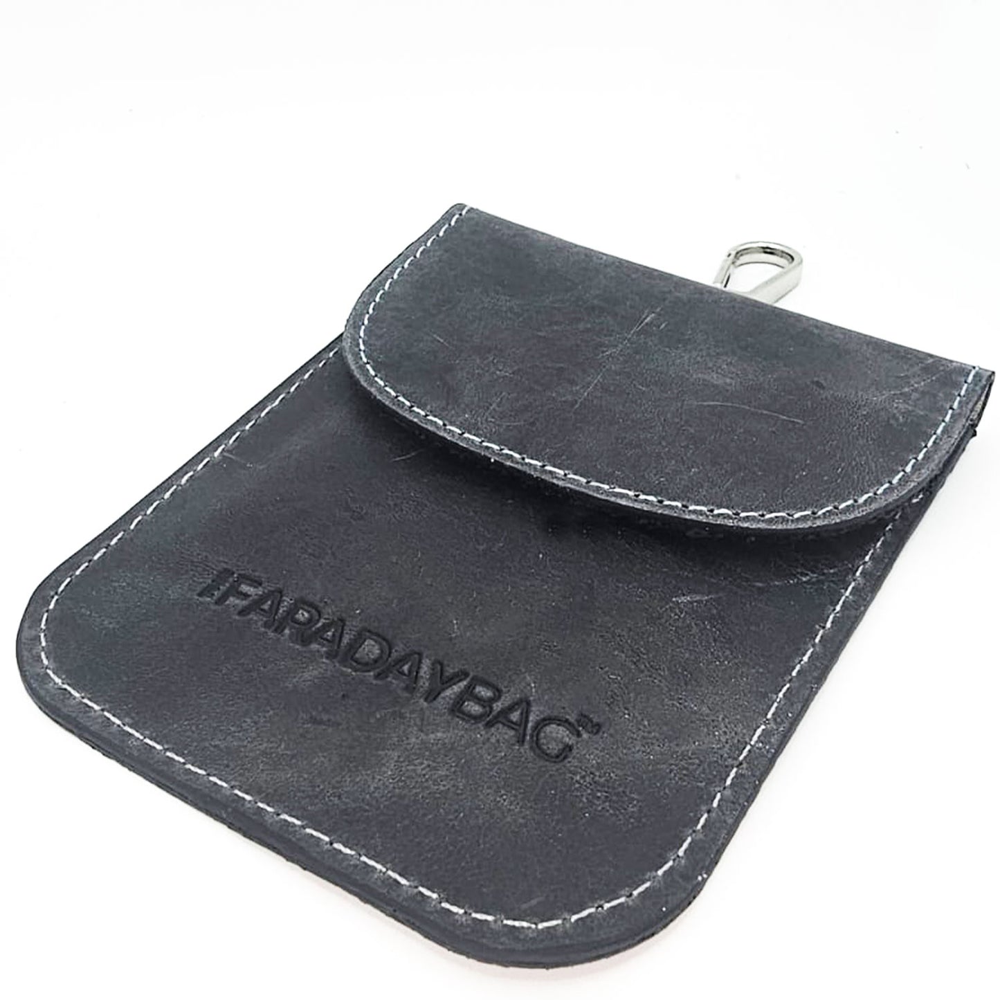 Leather Faraday Bag Key Fob - 2 Pack 
