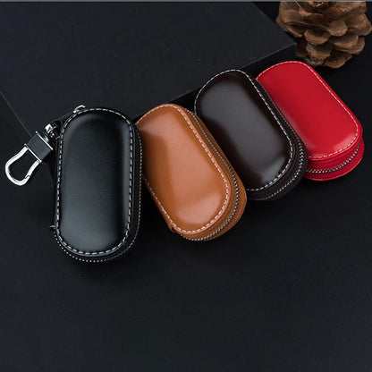 Leather Faraday Bag for Key Fob - Keyless Entry RFID Blocking Pouch