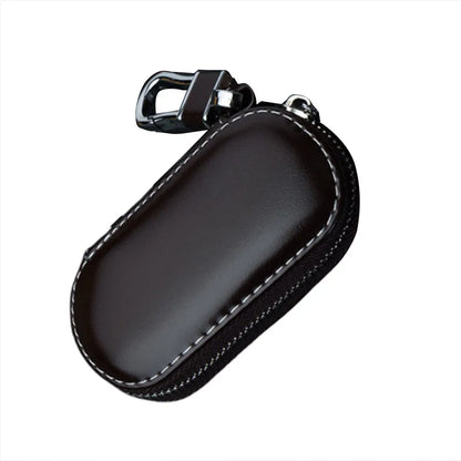 Leather Faraday Bag for Key Fob - Keyless Entry RFID Blocking Pouch