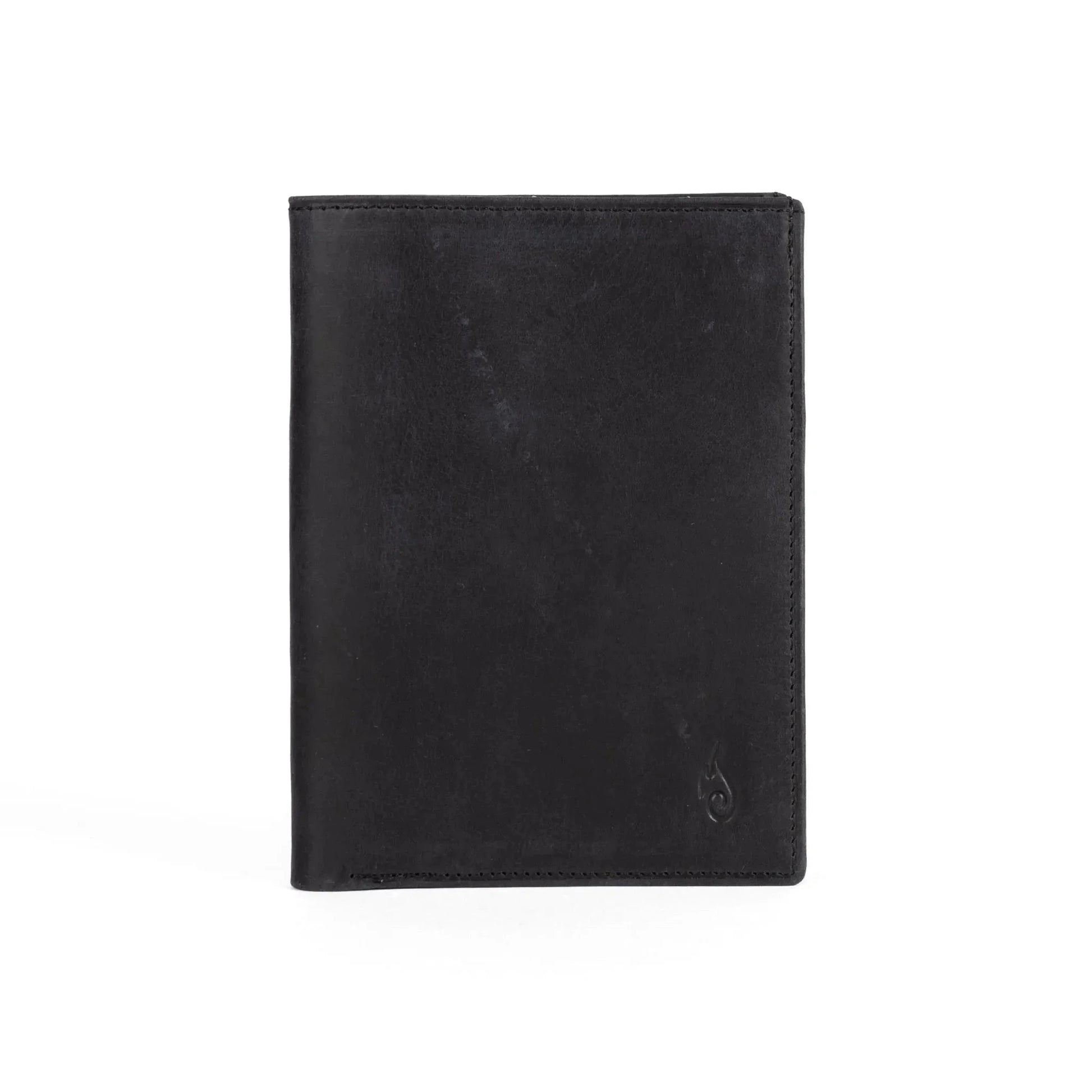 Ignis Craft Leather Passport Wallet | Voyager Obsidian