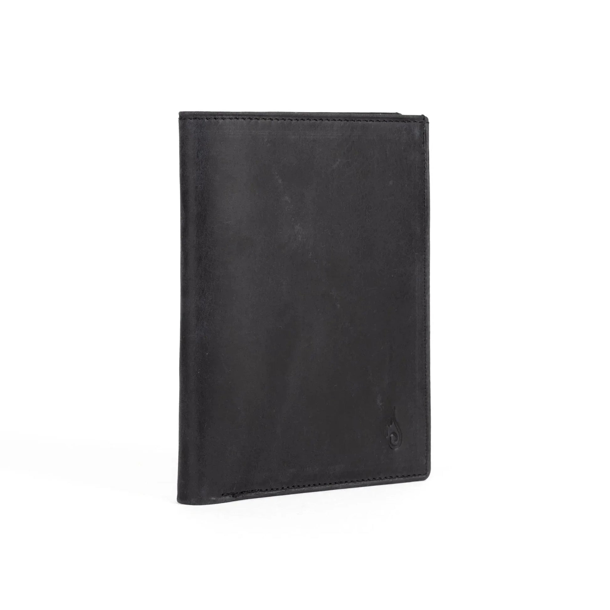 Ignis Craft Leather Passport Wallet | Voyager Obsidian