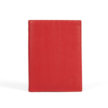 Ignis Craft Leather Passport Wallet | Voyager Ruby