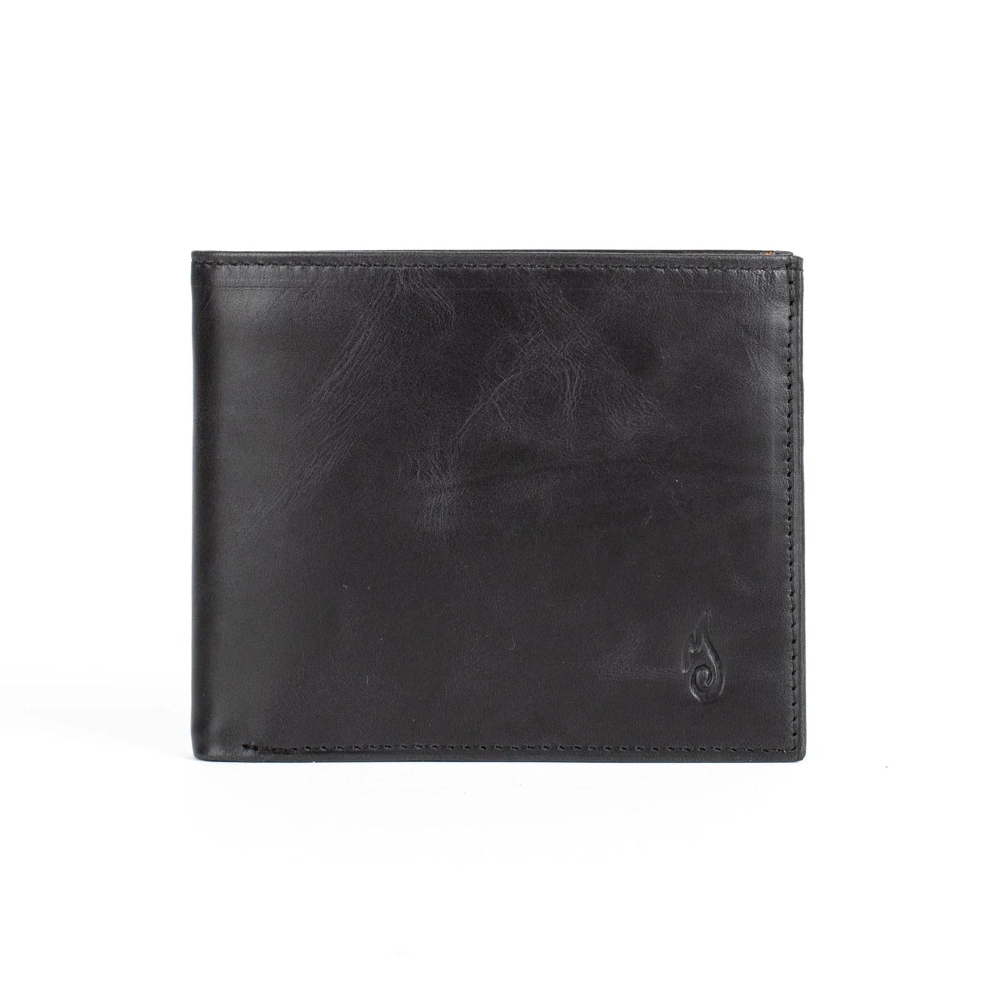 Ignis Craft Mens Leather Bifold Wallet | Essential Obsidian