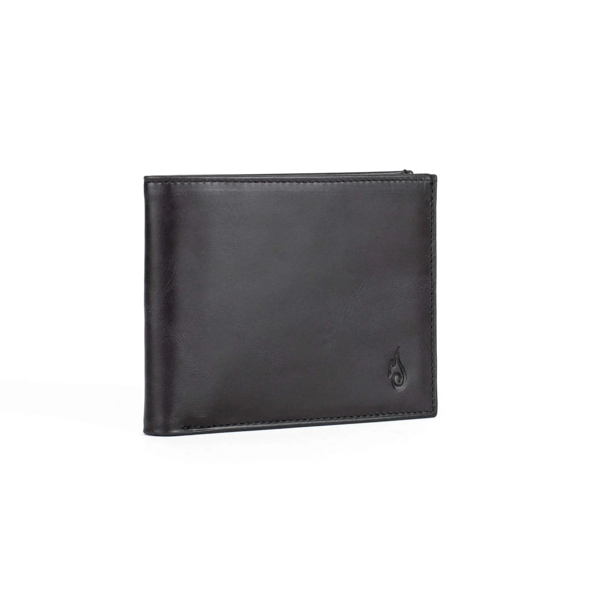 Ignis Craft Mens Leather Bifold Wallet | Soloist Obsidian