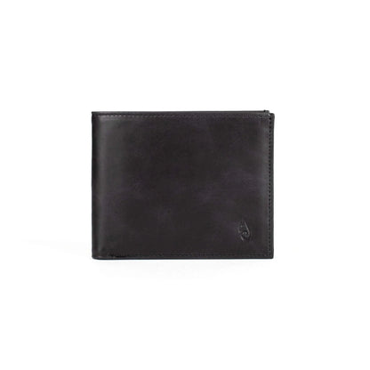 Ignis Craft Mens Leather Bifold Wallet | Soloist Obsidian