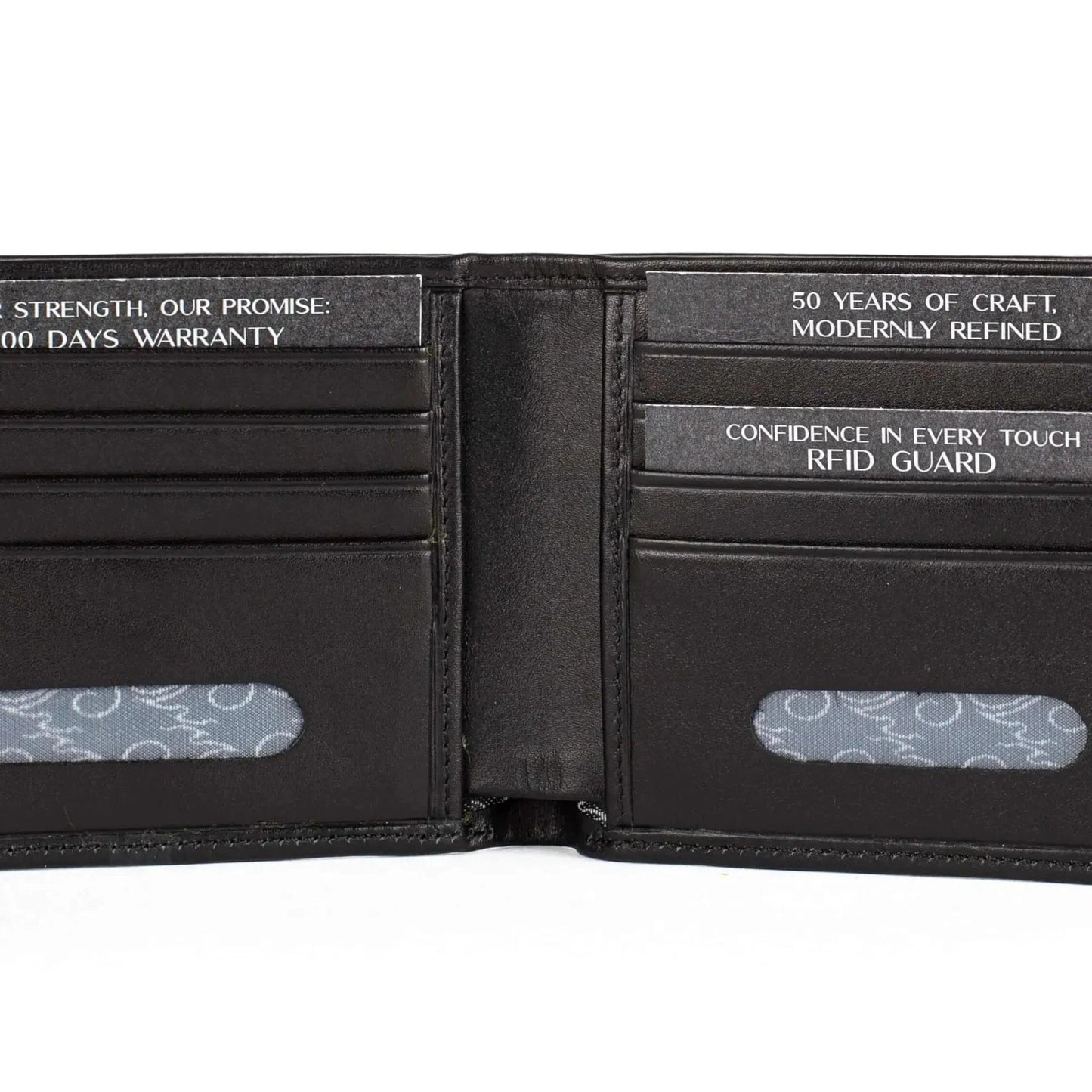 Ignis Craft Mens Leather Bifold Wallet | Soloist Onyx