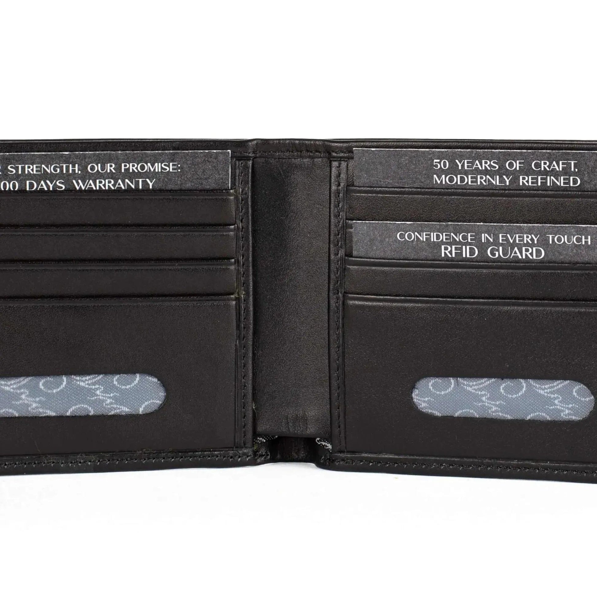 Ignis Craft Mens Leather Bifold Wallet | Soloist Onyx