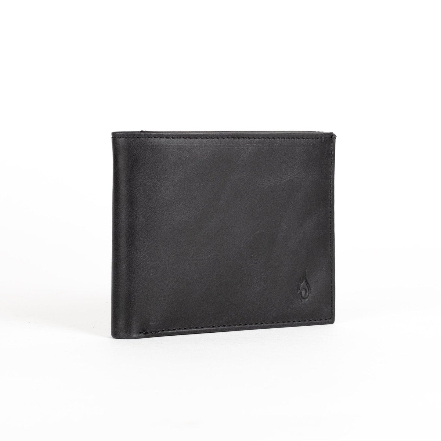 Ignis Craft Mens Leather Bifold Wallet | Solstice 4 Obsidian