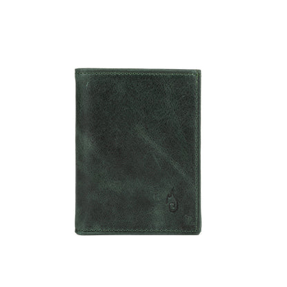 Ignis Craft Mens Trifold Leather Wallet | Apex Jade