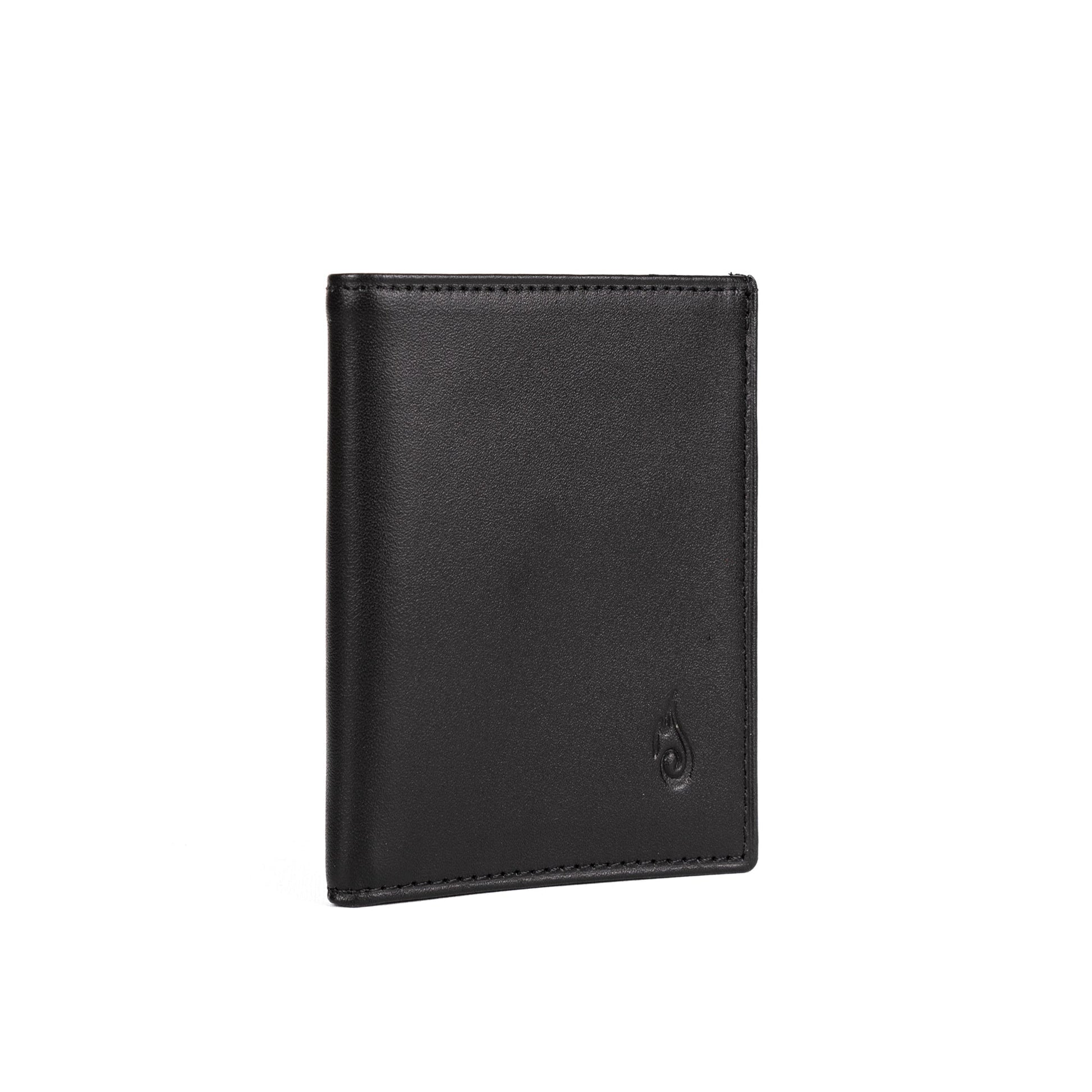 Ignis Craft Mens Trifold Leather Wallet |  Apex Onyx