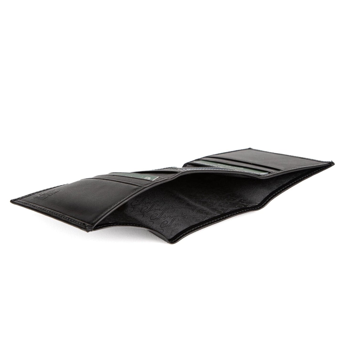 Ignis Craft Mens Trifold Leather Wallet |  Apex Onyx