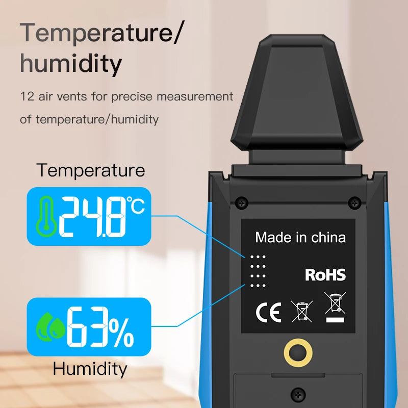 Medidor EMF02R EMF | Detector de radiación de 30MHz ~ 8GHz | Probador de campo eléctrico y magnético