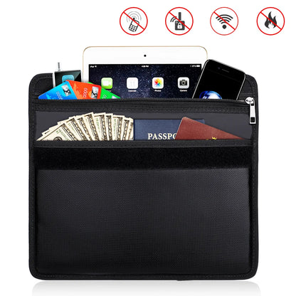 Double-layer fireproof shielding pouch for phones and cards — view 6