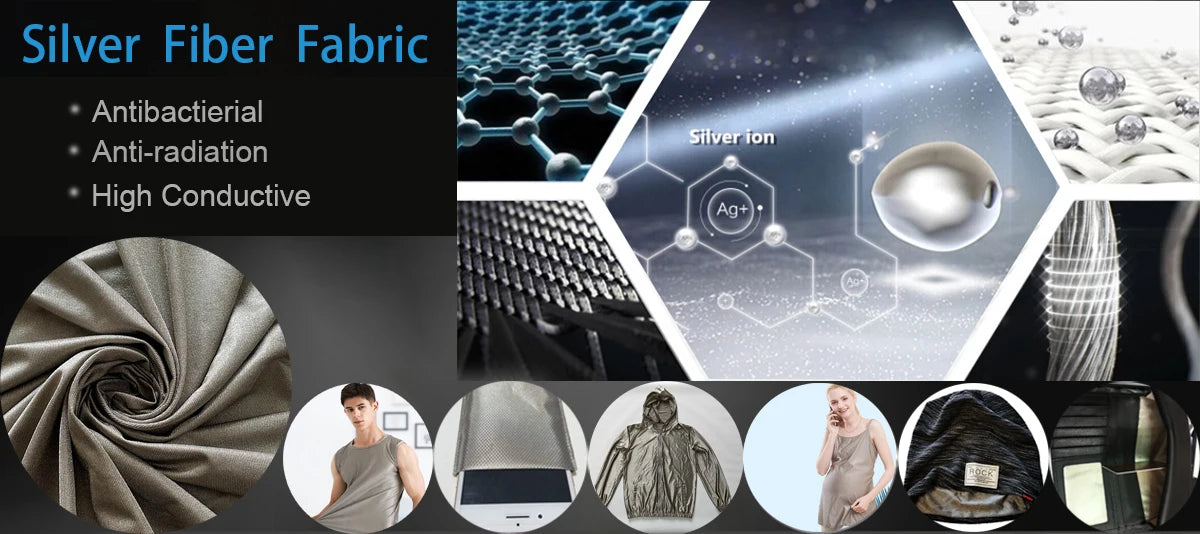 EMF Head Protection 100% Silver Fiber Shield Mesh Cap