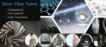 EMF Head Protection 100% Silver Fiber Shield Mesh Cap