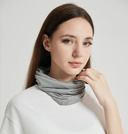 Faraday Scarf | Thyroid Mask 100% Silver Fiber