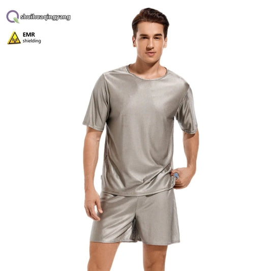 EMF Protection Silver Fiber Mesh T-Shirt - The Faraday Bag