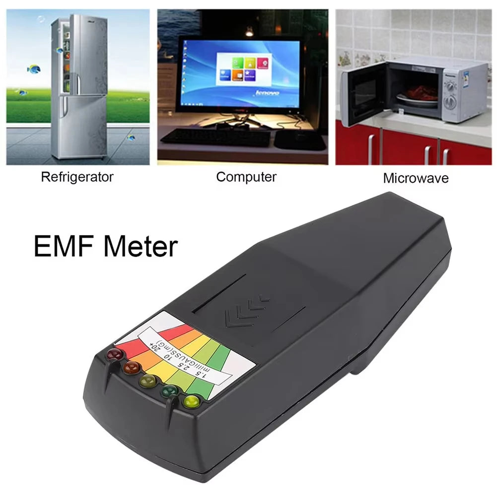 K2 EMF meter with 5-LED electromagnetic field display — view 3