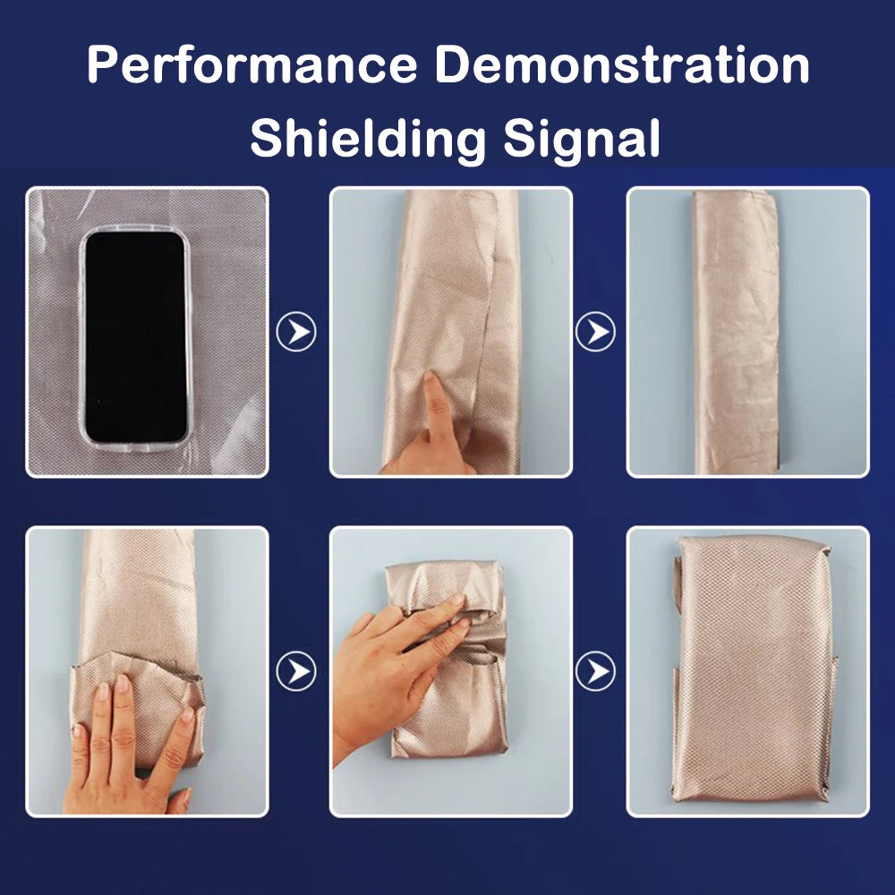 Copper-nickel Faraday shielding fabric for DIY RF blocking — view 6