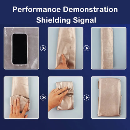 Copper-nickel Faraday shielding fabric for DIY RF blocking — view 6
