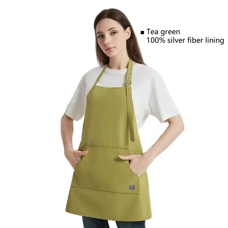 EMF Protection Silver Fiber Apron - Image 8