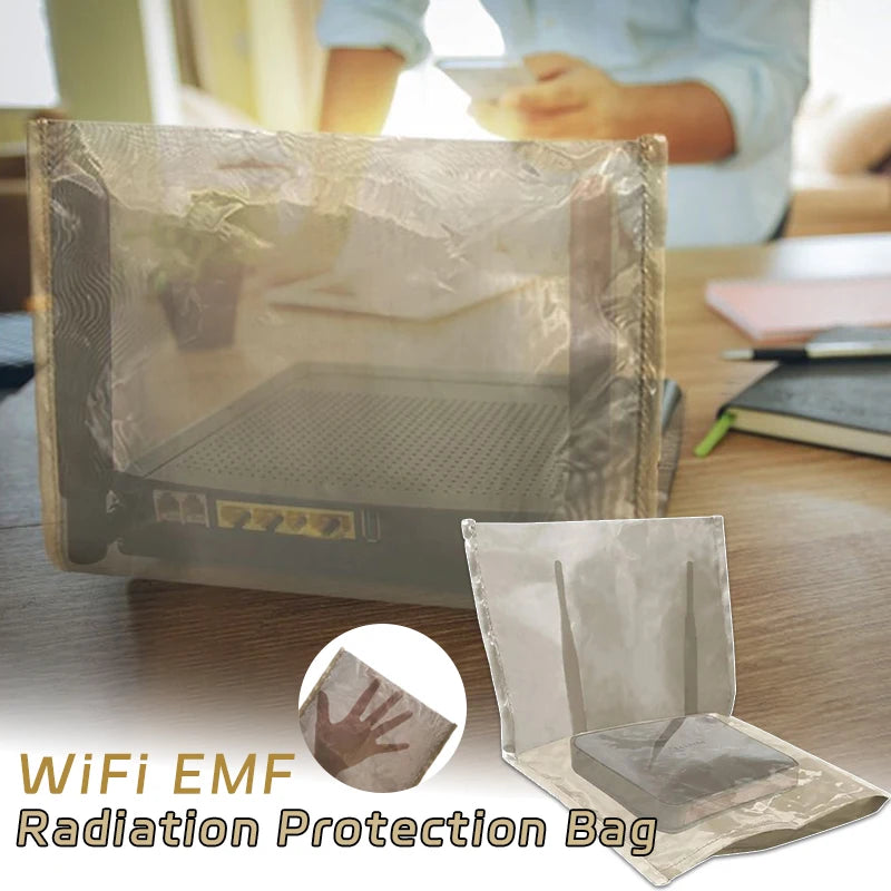 Wi-Fi Router EMF Radiation Shield Cover - The Faraday Bag