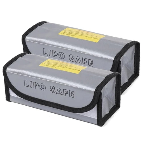 Lipo Battery Fireproof Bag (185x75x60mm) – Explosion & Heat Resistant