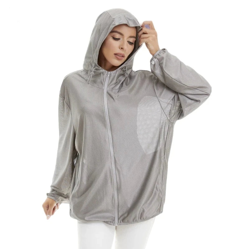 Anti-Radiation Silver Fiber Unisex Hoodie - EMF Protection Sportswear