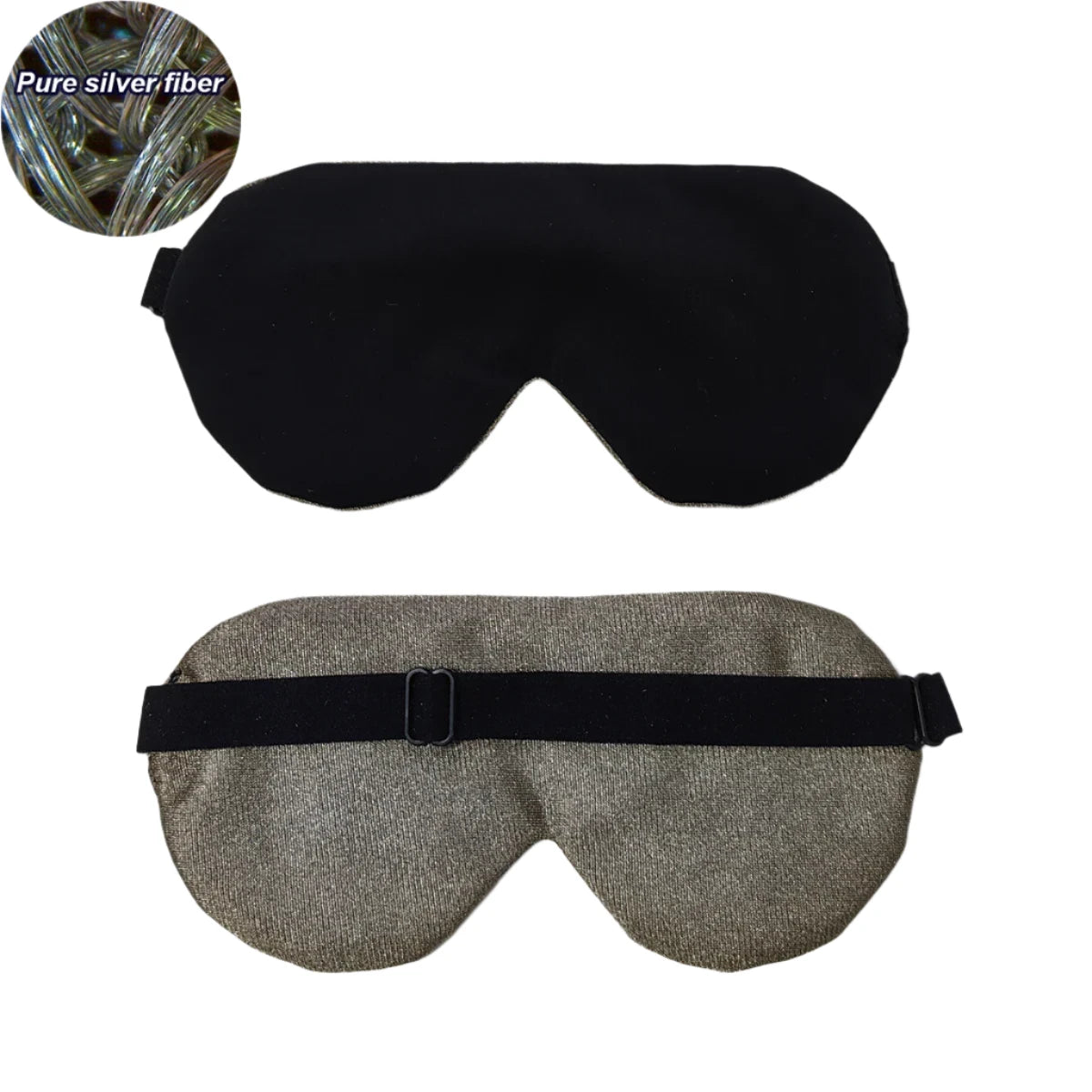 Silver Fiber Eyeshade | Anti-Radiation & Antibacterial Health Protection