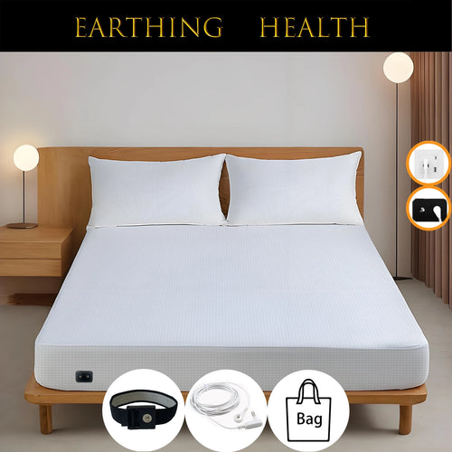 Earthing Fitted Bed - Earthing Fitted Bed Sheet - Silver Fiber Grounding Sheet
