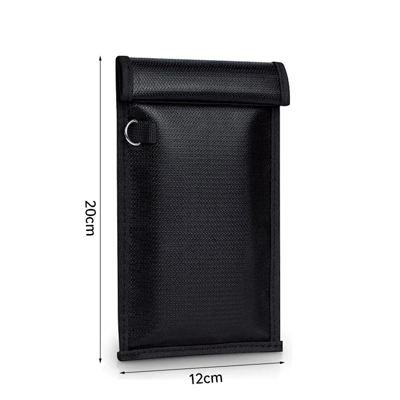 Faraday Bag for - Faraday Bag for Car Keys - Fireproof RFID Shielding Pouch