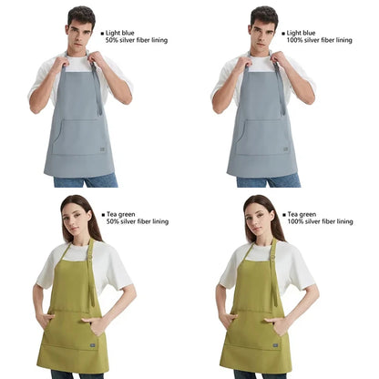 EMF Protection Silver Fiber Apron - Image 5