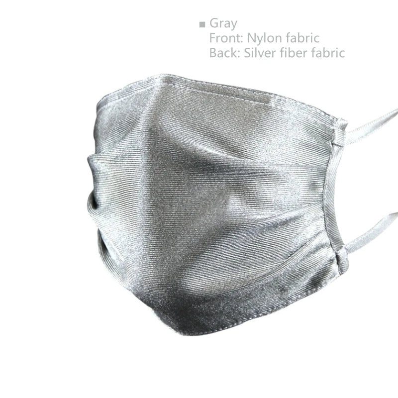 Silver Fiber EMF - Silver Fiber EMF Shielding Face Mask